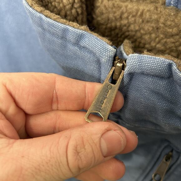 Carhartt Sherpa-Lined Canyon Jacket “French Blue” WJ022 FHB - Picture 8 of 8
